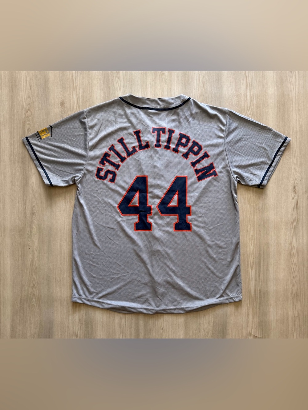 Houston Astros Road Grey Still Tippin' Jersey SGA